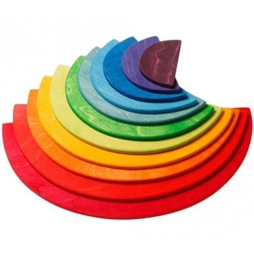 Grimm's Halfronde Schijven - Regenboog 1 Grimm's Halfronde Schijven - Regenboog