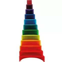 Grimm's Halfronde Schijven - Regenboog 11 Grimm's Halfronde Schijven - Regenboog -speelgarages, auto's & voertuigen Winkel grimm s halve cirkels ilovespeelgoed1