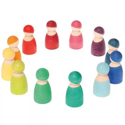 Grimm's Popjes Vrienden Regenboog - 12 St 1 Grimm's Popjes Vrienden Regenboog - 12 St