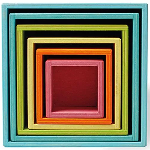 Grimm's Kubussen Groot - Pastel 7 Grimm's Kubussen Groot - Pastel - Afbeelding 7