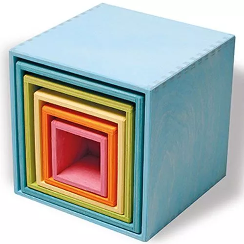 Grimm's Kubussen Groot - Pastel 1 Grimm's Kubussen Groot - Pastel