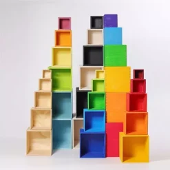 Grimm's Kubussen Klein - Naturel -speelgarages, auto's & voertuigen Winkel grimm s kubussen klein naturel 123