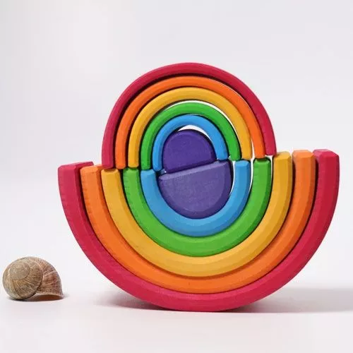 Grimm's Regenboog Stapeltoren - 6 Bogen 10,5 Cm 4 Grimm's Regenboog Stapeltoren - 6 Bogen 10,5 Cm - Afbeelding 4