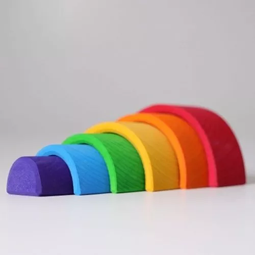 Grimm's Regenboog Stapeltoren - 6 Bogen 10,5 Cm 3 Grimm's Regenboog Stapeltoren - 6 Bogen 10,5 Cm - Afbeelding 3