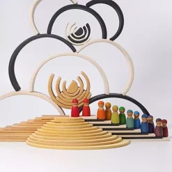 Grimm's Regenboog Stapeltoren Monochroom - 12 Bogen 36 Cm -speelgarages, auto's & voertuigen Winkel grimm s regenboog stapeltoren monochroom 12 bogen 36 cm 3