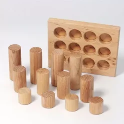 Grimm's Stapelrollers 12st - Naturel 9 Grimm's Stapelrollers 12st - Naturel -speelgarages, auto's & voertuigen Winkel grimm s stapelrollen 12st naturel 3 1