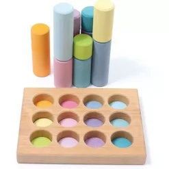 Grimm's Stapelrollers 12st - Pastel -speelgarages, auto's & voertuigen Winkel grimm s stapelrollers 12st pastel 6