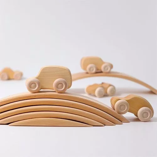 Grimm's Wagenpark Naturel - 6st 2 Grimm's Wagenpark Naturel - 6st - Afbeelding 2