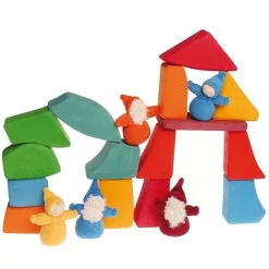 Grimm's Bouwblokken Abstract - 15st -speelgarages, auto's & voertuigen Winkel grimm s bouwblokken abstract 15st3