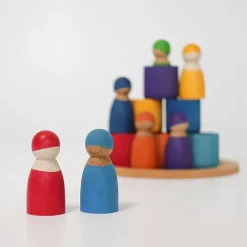 Grimm's Houten Regenboog Vrienden In Kom - 7 St 16 Grimm's Houten Regenboog Vrienden In Kom - 7 St -speelgarages, auto's & voertuigen Winkel grimm s houten regenboog vrienden in kom 7 st 2