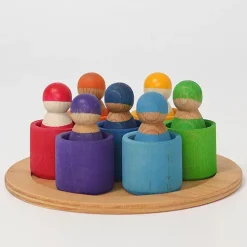 Grimm's Houten Regenboog Vrienden In Kom - 7 St 17 Grimm's Houten Regenboog Vrienden In Kom - 7 St -speelgarages, auto's & voertuigen Winkel grimm s houten regenboog vrienden in kom 7 st 3