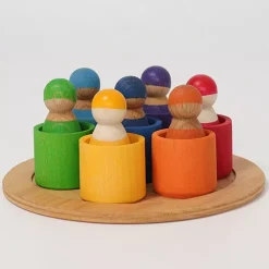 Grimm's Houten Regenboog Vrienden In Kom - 7 St 18 Grimm's Houten Regenboog Vrienden In Kom - 7 St -speelgarages, auto's & voertuigen Winkel grimm s houten regenboog vrienden in kom 7 st 5