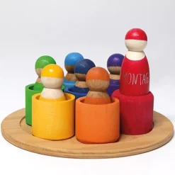 Grimm's Houten Regenboog Vrienden In Kom - 7 St 19 Grimm's Houten Regenboog Vrienden In Kom - 7 St -speelgarages, auto's & voertuigen Winkel grimm s houten regenboog vrienden in kom 7 st 6