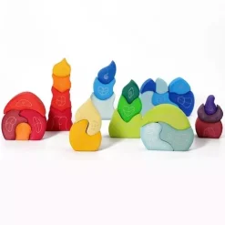 Grimm's Kabouterhuisje Rood 9 Grimm's Kabouterhuisje Rood -speelgarages, auto's & voertuigen Winkel grimm s kabouterhuisje6