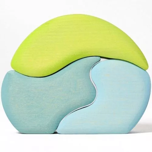 Grimm's Kabouterhuisje Blauw-groen 3 Grimm's Kabouterhuisje Blauw-groen - Afbeelding 3