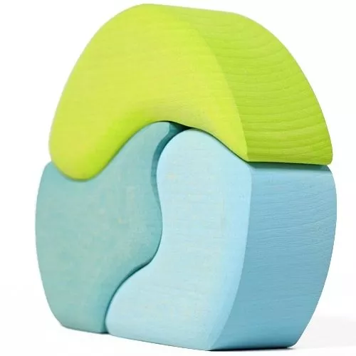 Grimm's Kabouterhuisje Blauw-groen 2 Grimm's Kabouterhuisje Blauw-groen - Afbeelding 2