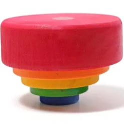 Grimm's Stapelbakjes Regenboog -speelgarages, auto's & voertuigen Winkel grimm s kommen regenboog1