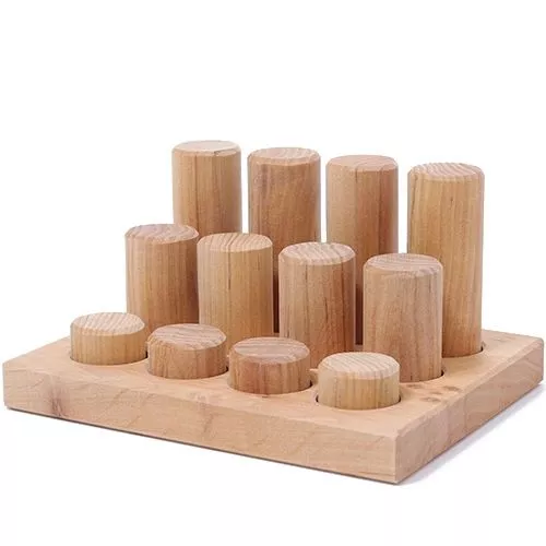 Grimm's Stapelrollers 12st - Naturel 1 Grimm's Stapelrollers 12st - Naturel