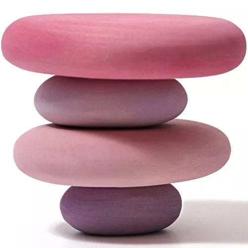 Grimm's Stapelset Kiezelstenen - Roze 2 Grimm's Stapelset Kiezelstenen - Roze - Afbeelding 2
