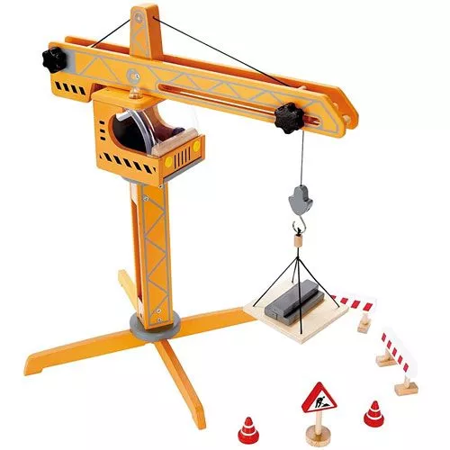Hape Houten Hijskraan 2 Hape Houten Hijskraan - Afbeelding 2