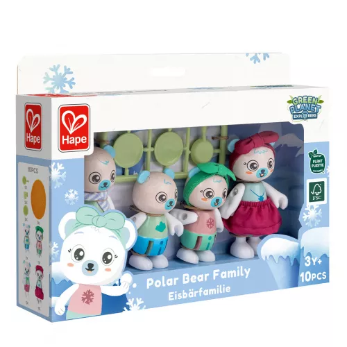 Hape Poppenhuis Familie - Ijsbeer 4 Hape Poppenhuis Familie - Ijsbeer - Afbeelding 4