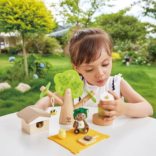 Hape Poppenhuis Picknickset - 14-delig 2 Hape Poppenhuis Picknickset - 14-delig - Afbeelding 2