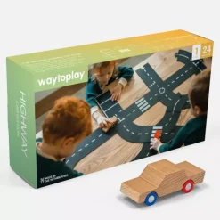 Way To Play Waytoplay Highway Giftset - 24-delig + Auto