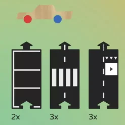 Way To Play Waytoplay Highway Giftset - 24-delig + Auto -speelgarages, auto's & voertuigen Winkel highway gift set6