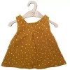 Paola Reina Pop Hollie Poppenkleding Jurkje Ochre Dots - 34 Cm