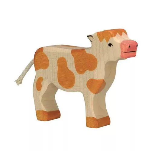 Holztiger Bruingevlekt Kalf 11 Cm 1 Holztiger Bruingevlekt Kalf 11 Cm