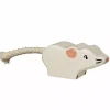 Holztiger Witte Muis 5 Cm
