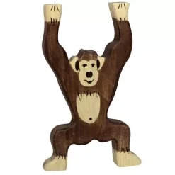 Holztiger Chimpansee 13 Cm