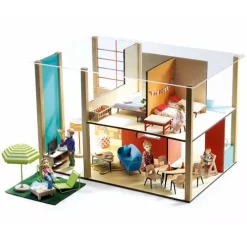 DJECO Speelgoed Djeco Poppenhuis Eethoek -speelgarages, auto's & voertuigen Winkel huiss 3