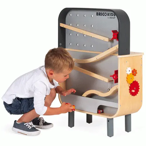 Janod Dubbelzijdige Werkbank Met Autobaan 4 Janod Dubbelzijdige Werkbank Met Autobaan - Afbeelding 4