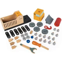 Janod Bouwtruck Brico'kids - Diy -speelgarages, auto's & voertuigen Winkel janod bouwtruck brico kids ilovespeelgoed.nl