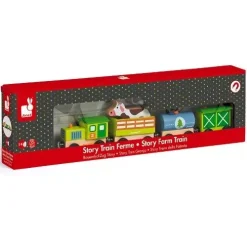 Janod Story Boerderijtrein -speelgarages, auto's & voertuigen Winkel janod story boerderijtrein2