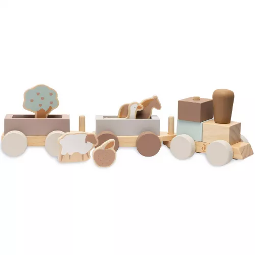 Jollein Blokkentrein Farm 3 Jollein Blokkentrein Farm - Afbeelding 3