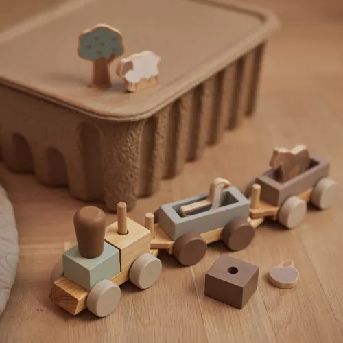 Jollein Blokkentrein Farm 6 Jollein Blokkentrein Farm - Afbeelding 6