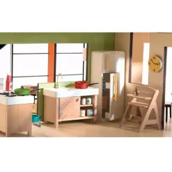 DJECO Speelgoed Djeco Poppenhuis Keuken -speelgarages, auto's & voertuigen Winkel keuken1