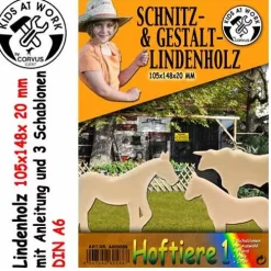 Kids At Work Kleine Plank Met 3 Sjablonen - Boerderij