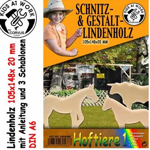 Kids At Work Kleine Plank Met 3 Sjablonen - Boerderij 1 Kids At Work Kleine Plank Met 3 Sjablonen - Boerderij