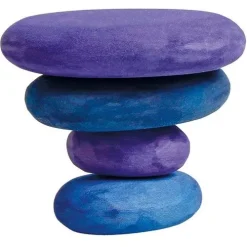 Grimm's Stapelset Kiezelstenen Limited Edition - Paars -speelgarages, auto's & voertuigen Winkel kiezels paars2