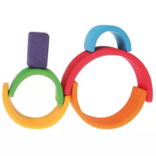 Grimm's Regenboog Stapeltoren - 6 Bogen 10,5 Cm 5 Grimm's Regenboog Stapeltoren - 6 Bogen 10,5 Cm - Afbeelding 5