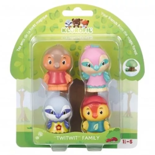 Klorofil Vogelfamilie - 4st 1 Klorofil Vogelfamilie - 4st