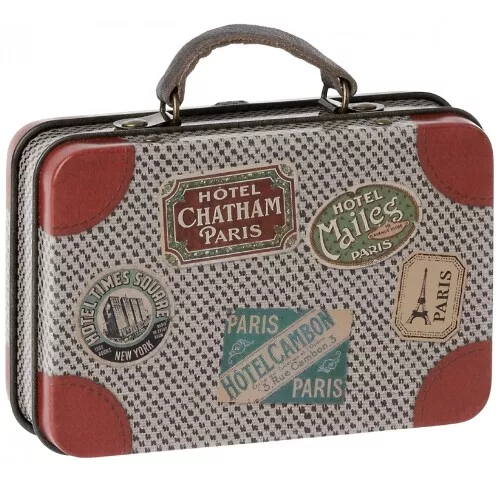 Maileg Koffertje Grey Travel - 11 Cm 1 Maileg Koffertje Grey Travel - 11 Cm