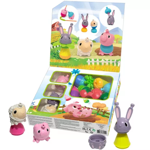 Lalaboom Educatieve Klikkralen Boerderij - 25st 1 Lalaboom Educatieve Klikkralen Boerderij - 25st