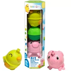 Lalaboom Klikkralen Kip En Varken - 6st