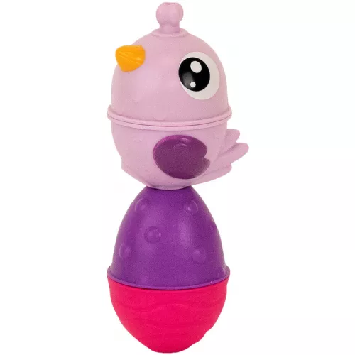 Lalaboom Klikkralen Vogel En Bij - Paars - 6st 2 Lalaboom Klikkralen Vogel En Bij - Paars - 6st - Afbeelding 2