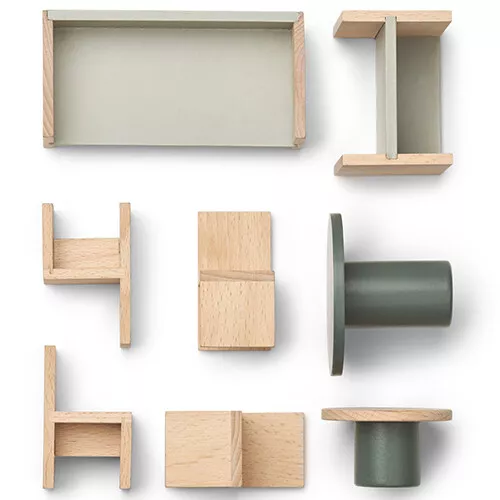 Liewood Poppenhuismeubels Gillian - Hunter Green Multi Mix 2 Liewood Poppenhuismeubels Gillian - Hunter Green Multi Mix - Afbeelding 2