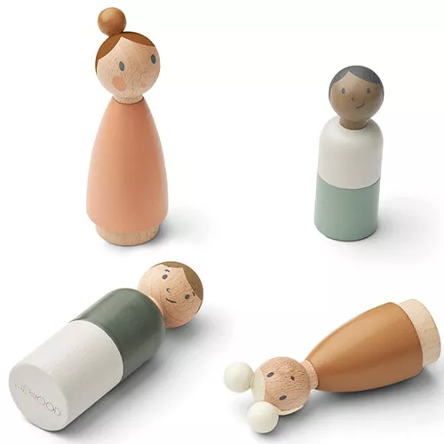 Liewood Poppenhuispoppen Lotta - Multi Mix 2 Liewood Poppenhuispoppen Lotta - Multi Mix - Afbeelding 2